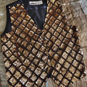 Beaded Sequin Vest -- Unisex -- Size M -- EUC